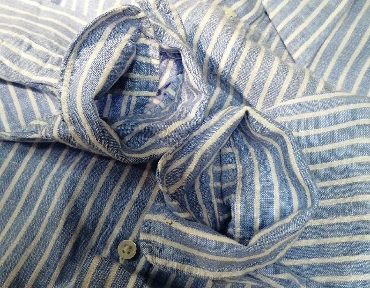 POLO RALPH LAUREN 長袖 ストライプ リネン シャツ 国内正規品 POLO RALPH LAUREN（メンズ） クラシック フィット ストライプド