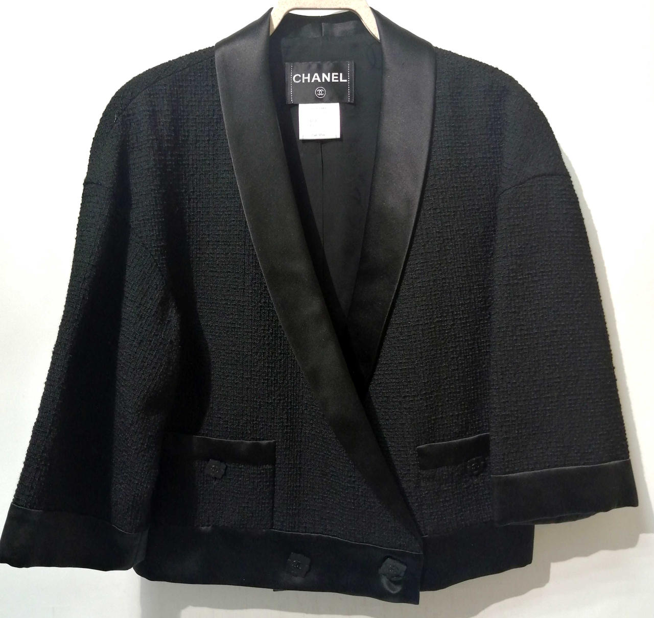 シャネル(CHANEL)|ツイードノーボタンジャケット|HARDOFFオフ