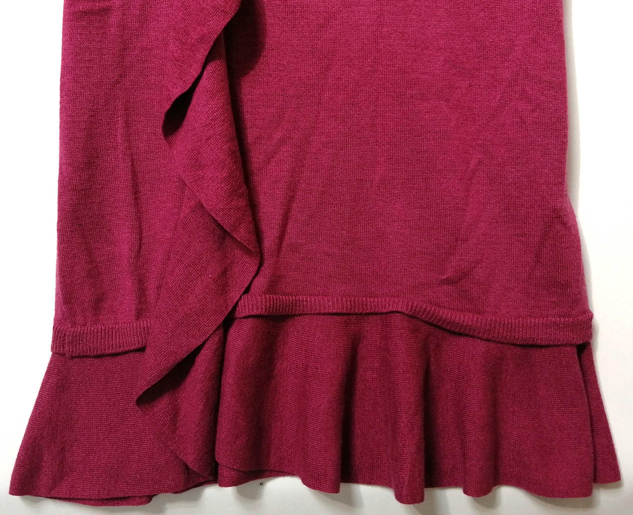 RED VALENTINO☆スターインターシャニット フリルトリムワンピ RED VALENTINO☆スターインターシャニット フリルトリムワンピ