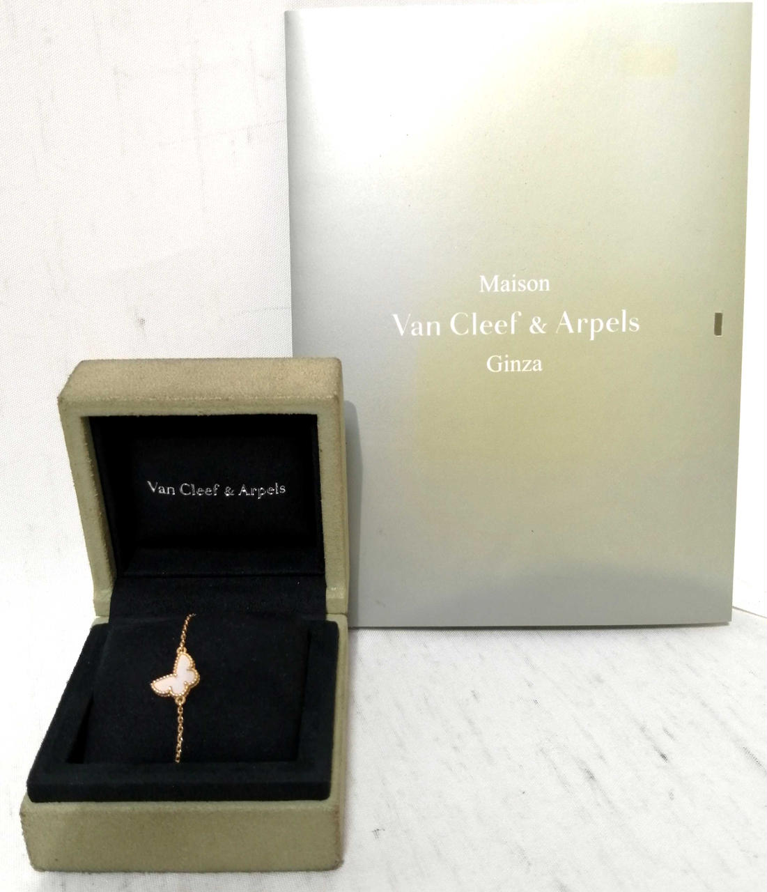 極美品　Van Cleef & Arpels スウィート パピヨン ブレスレット スウィート パピヨン ブレスレット 18K イエローゴールド
