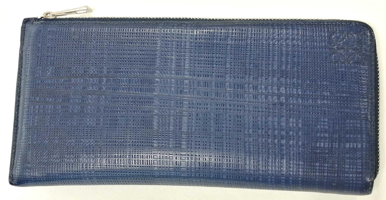 【TOMO】LOEWE ロエベ L字ファスナー 長財布 ライトブルー TOMO様専用】LOEWE ロエベ L字ファスナー 長財布 ライトブルー