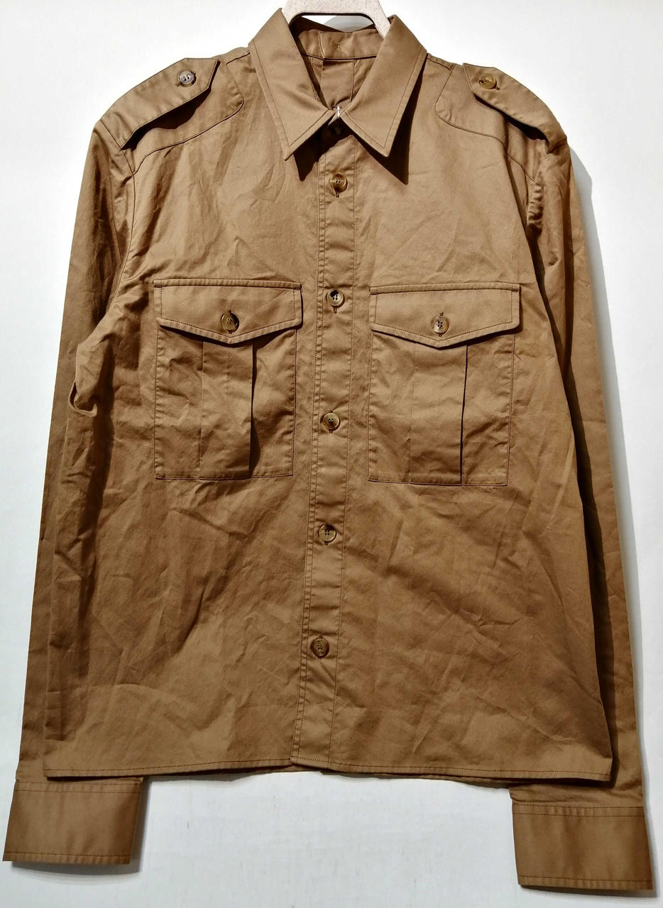 MAISON MARGIELA|17SS バッグボタンミリタリーシャツ|HARDOFFオフ