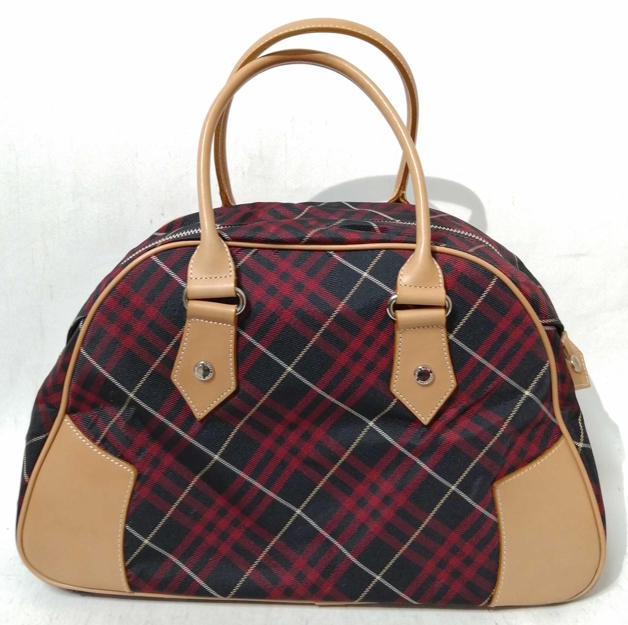 バーバリーブルーレーベル ミニボストン ノバチェック レザー ナイロン BURBERRY BLUE LABELブラックノバチェックミニボストンバッグ