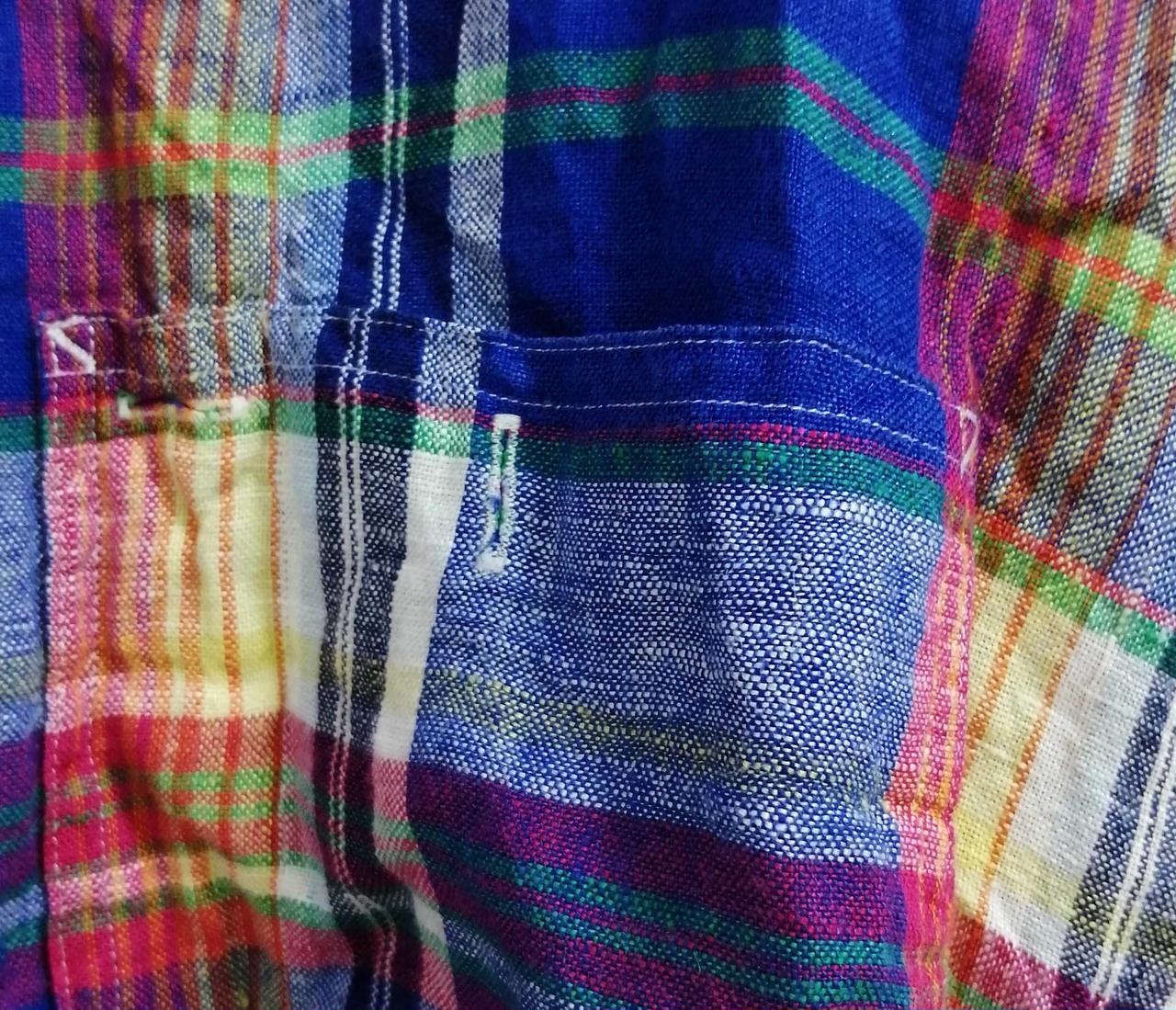 胸ポケットボタン欠損