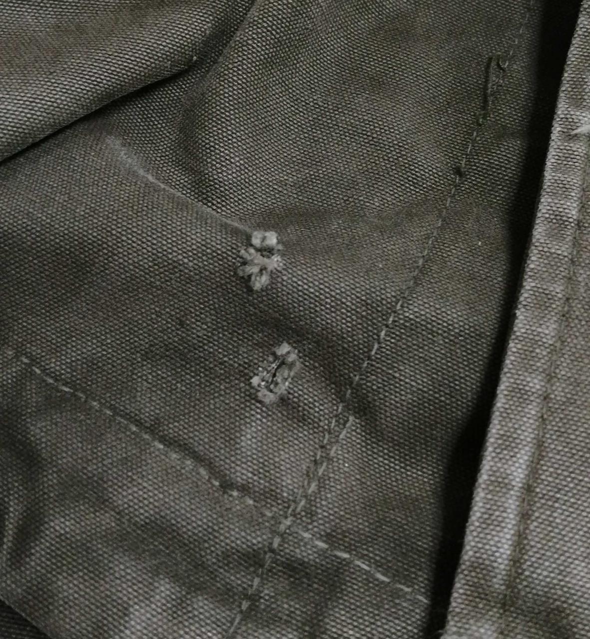 前身頃ダメージ