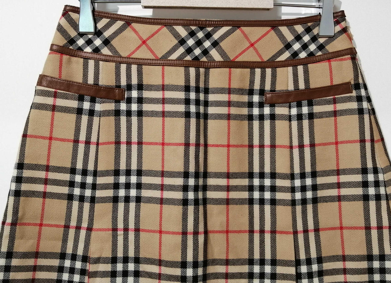 BURBERRY プリーツスカート 冬用 BURBERRY|ボックスプリーツスカート|【ハードオフ公式通販】オフモール