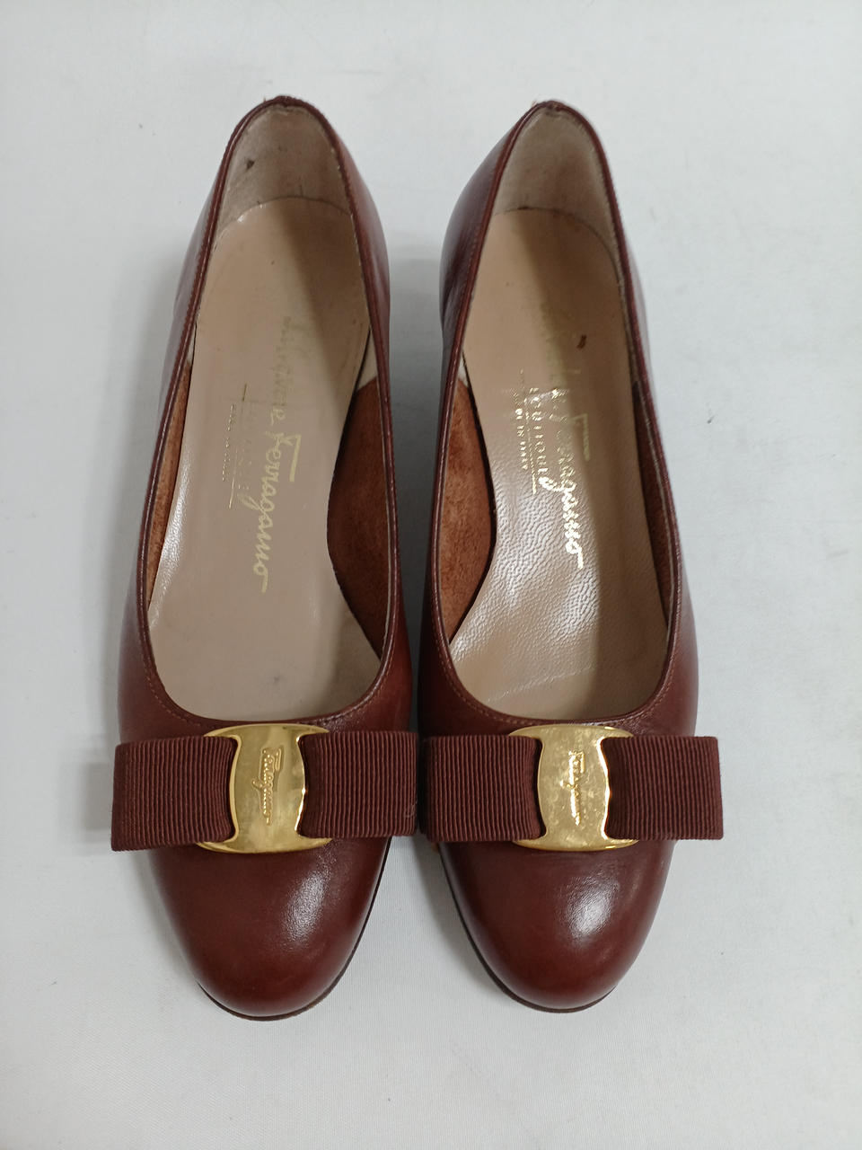 Salvatore Ferragamo フェラガモ ヴァラ レザーパンプス Salvatore Ferragamo - Salvatore Ferragamo フェラガモ ヴァラ