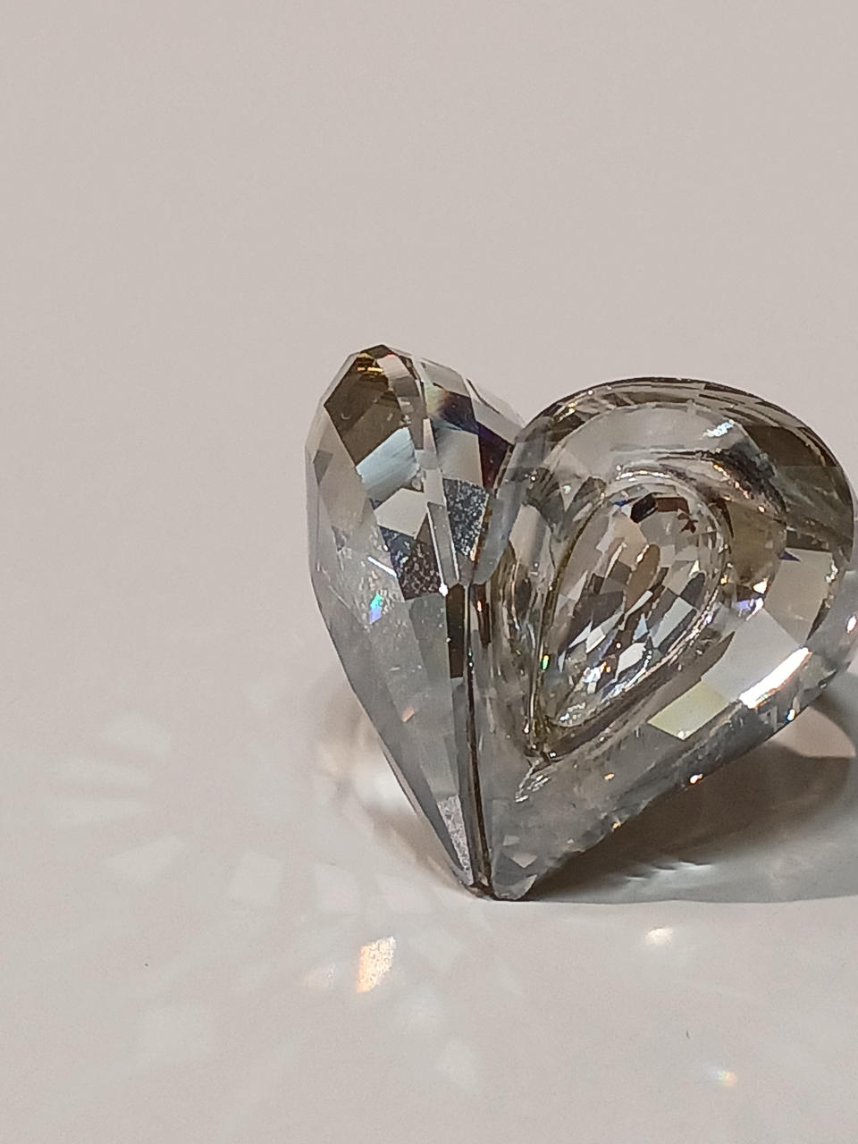 【２点おまとめ 】【新品未使用】SWAROVSKI クリスタル ハート型 SWAROVSKI スワロフスキー クリスタルフィギュア ハート ONLY