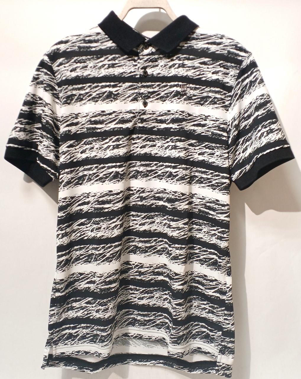美品✨BRIEFING 近年モデル カモフラ総柄ポロシャツ 3Dロゴ M 白 美品✨BRIEFING 近年モデル カモフラ総柄ポロシャツ 3Dロゴ M 白