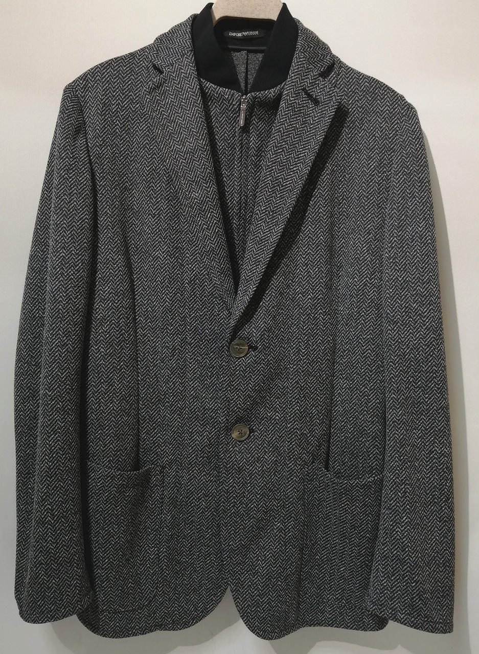 アルマーニ(EMPORIO ARMANI)|2B千鳥柄ジャケット|HARDOFFオフ
