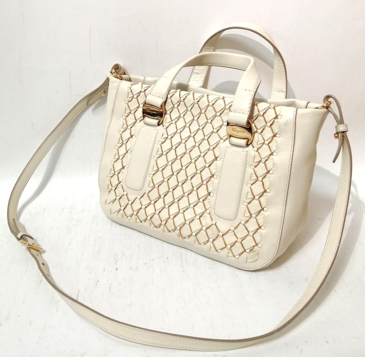【フェラガモ】2way ハンドバッグ ショルダーバッグ リボン チェーン Salvatore Ferragamo - 【未使用】◇フェラガモ◇ ヴァラリボン