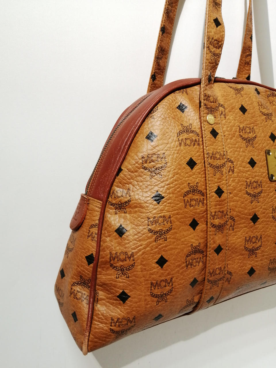 エムシーエム(MCM)|ヴィセトス柄ボストンバッグ|HARDOFFオフモール