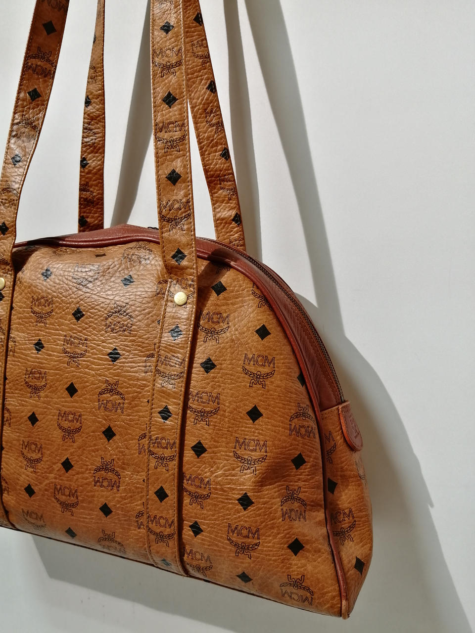 エムシーエム(MCM)|ヴィセトス柄ボストンバッグ|HARDOFFオフモール