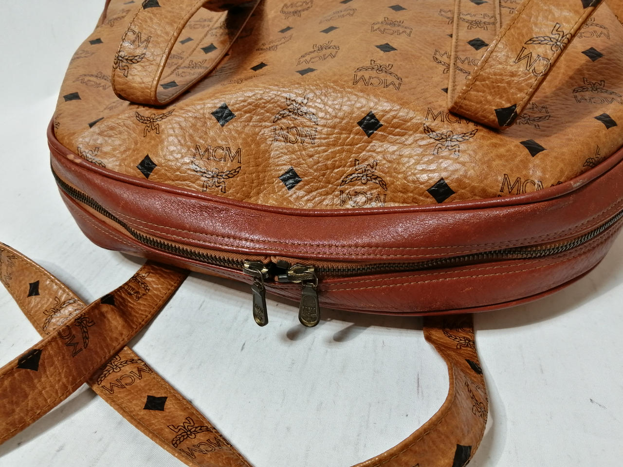 エムシーエム(MCM)|ヴィセトス柄ボストンバッグ|HARDOFFオフモール