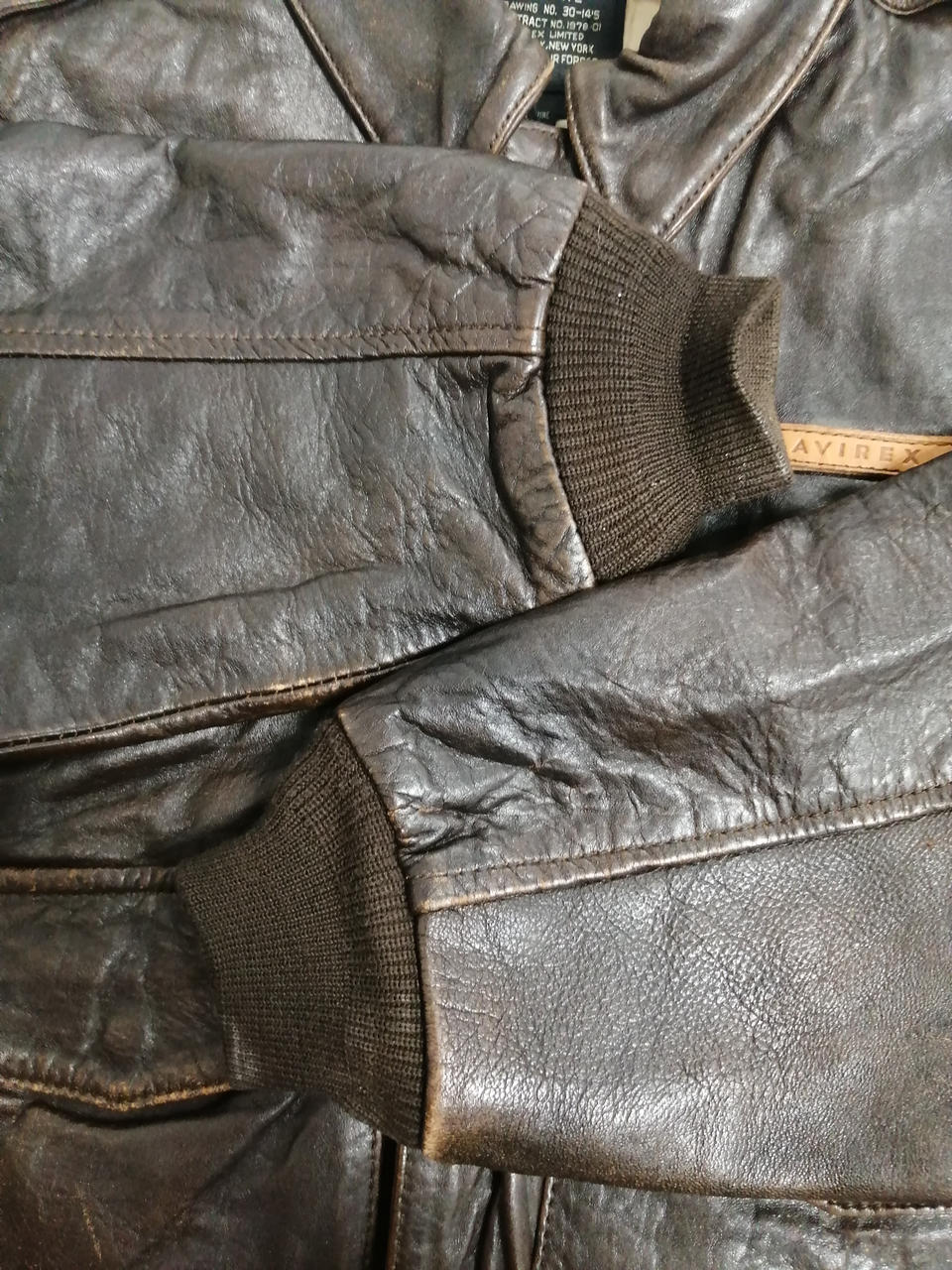 アビレックス(AVIREX)|薔薇刺繍A-2レザージャケット|HARDOFFオフモール