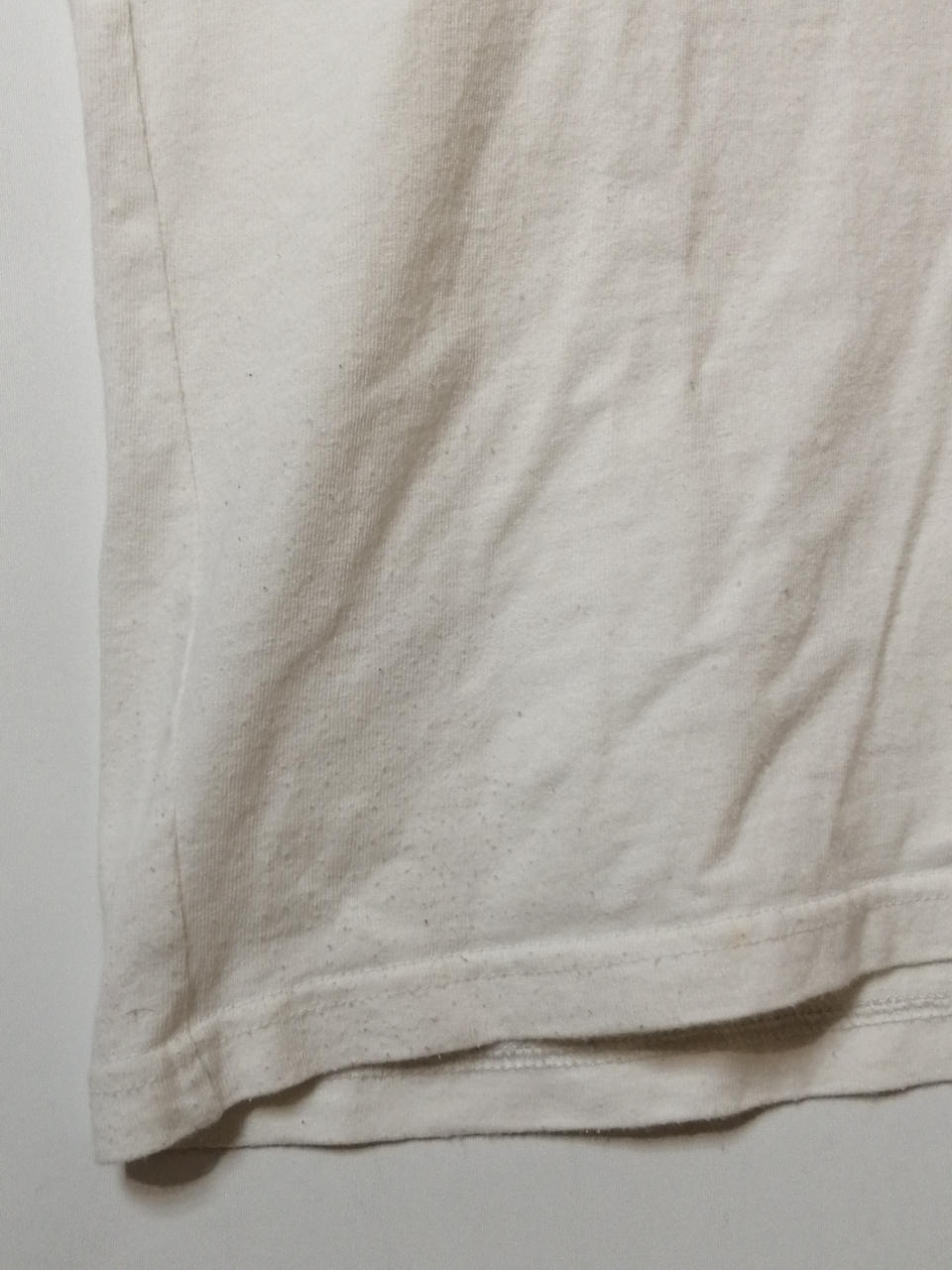 前身頃毛玉、汚れ