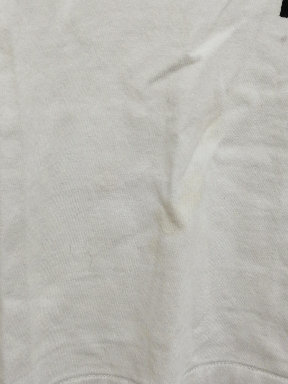 前身頃下部汚れ有