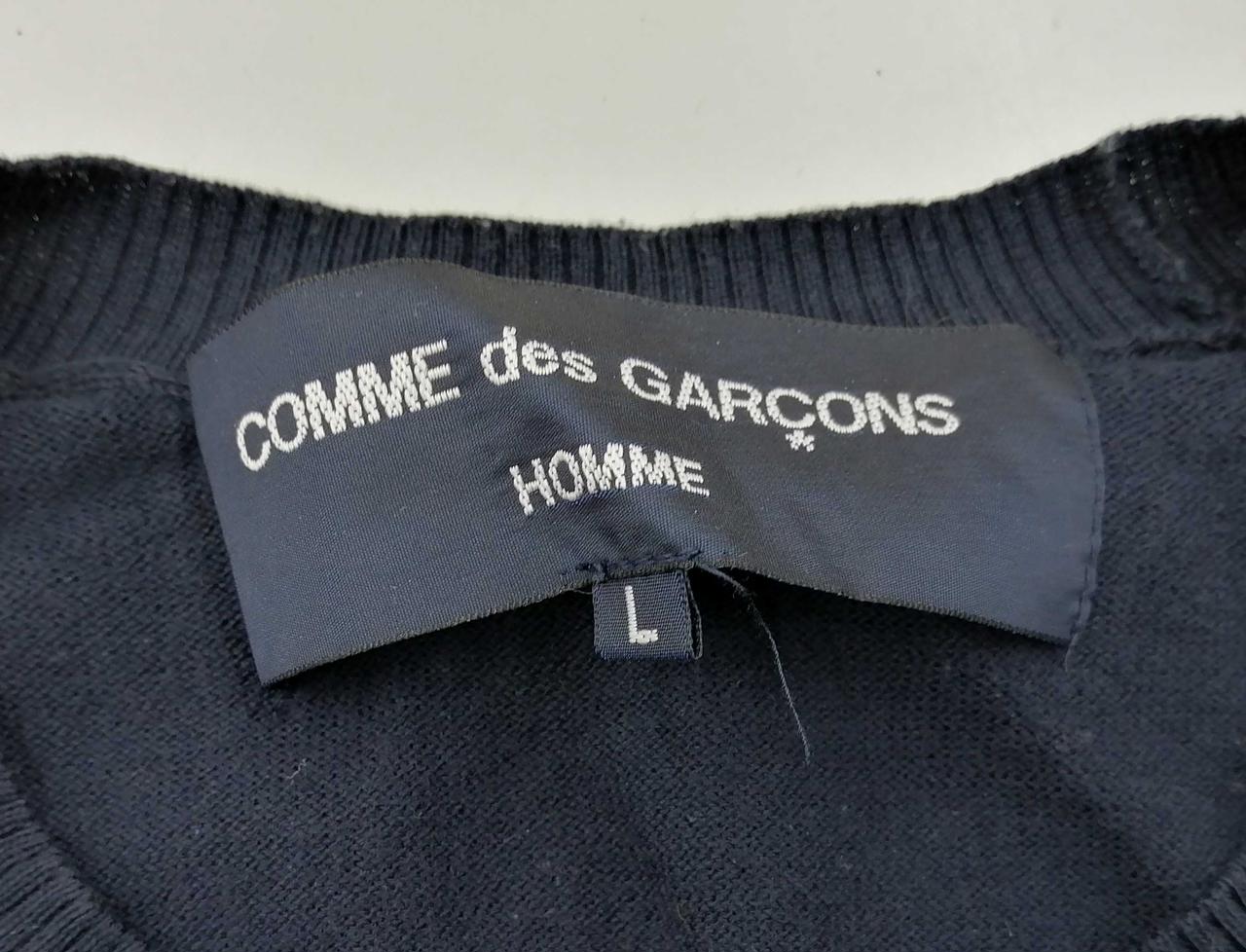 COMME des GARÇONS ギャルソン ローブノースリーブニットボーダー COMME des GARCONS GIRL - COMME des GARCONS GIRL