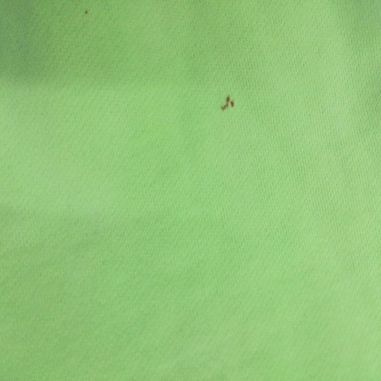 袖裏にシミあり