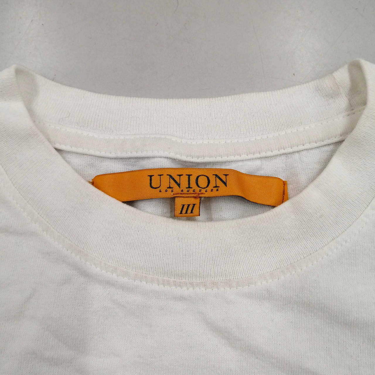 わずかな襟汚れ