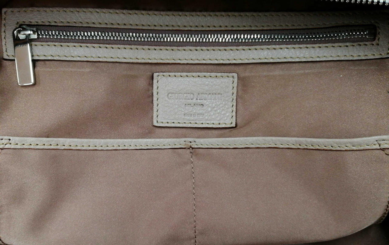 ジョルジオアルマーニ(Giorgio Armani)|レザーボストンバッグ