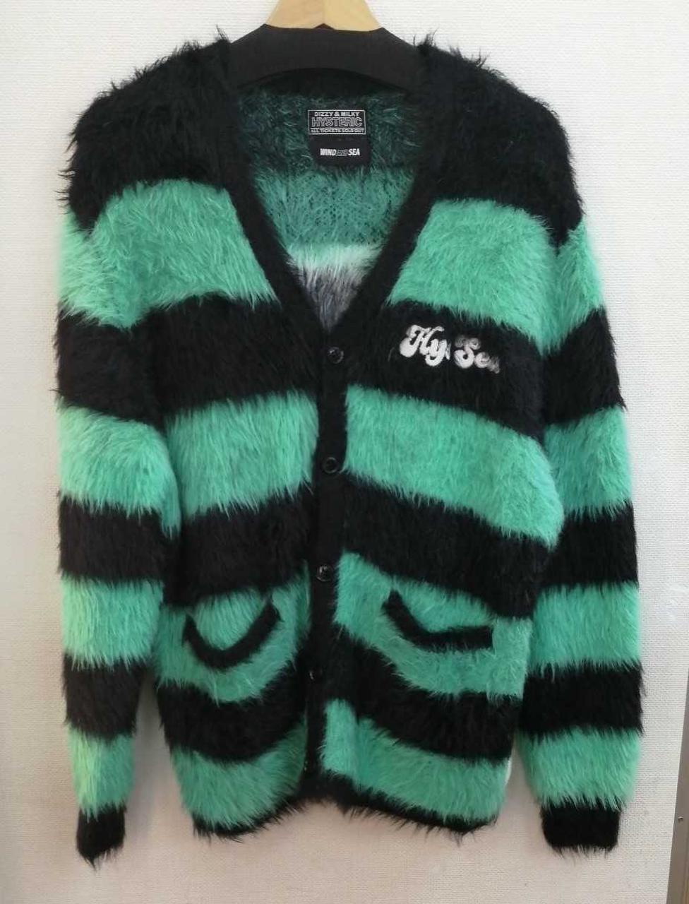 HYSTERIC GLAMOUR|×WIND AND SEA シャギーカーディガン|HARDOFFオフ