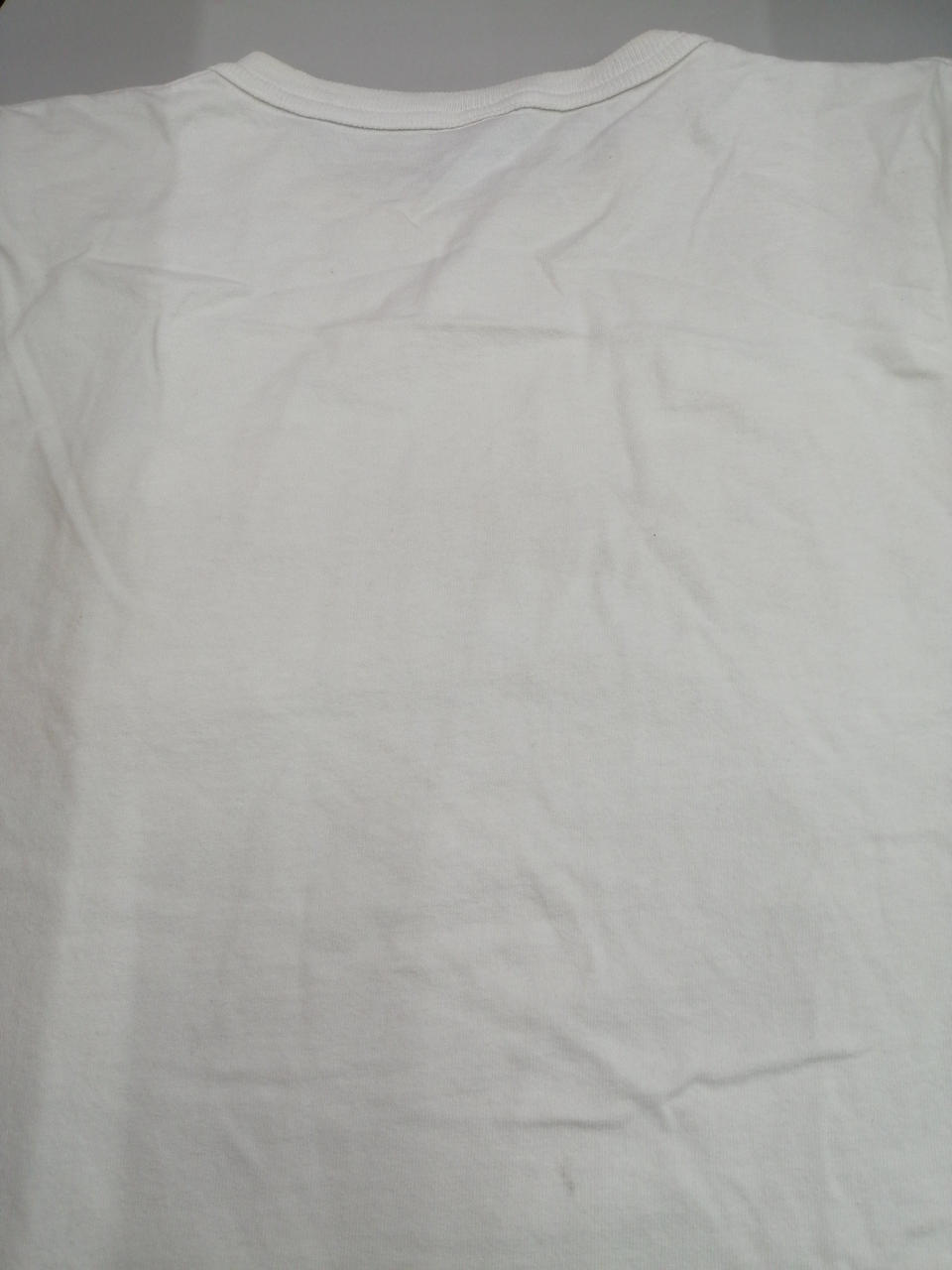 背中全体的に汚れ