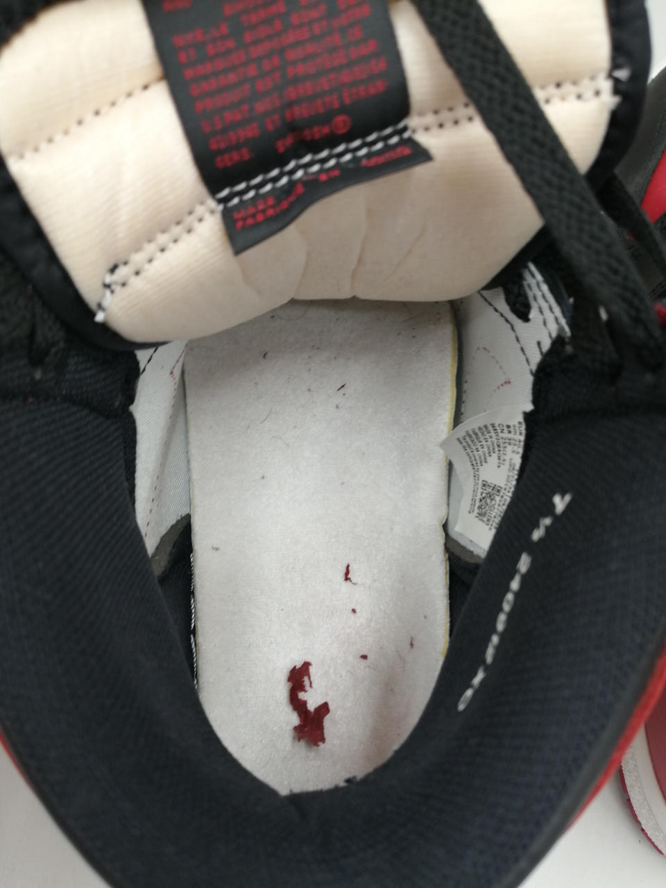 左足インソール