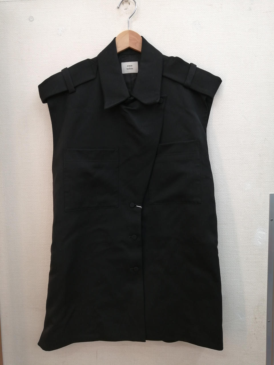 FUMIE=TANAKA / ジレベスト/2/ウール/BEG/無地/F21A-18 FUMIE=TANAKA|ジレベスト|HARDOFFオフモール（オフモ）|1040040000069769