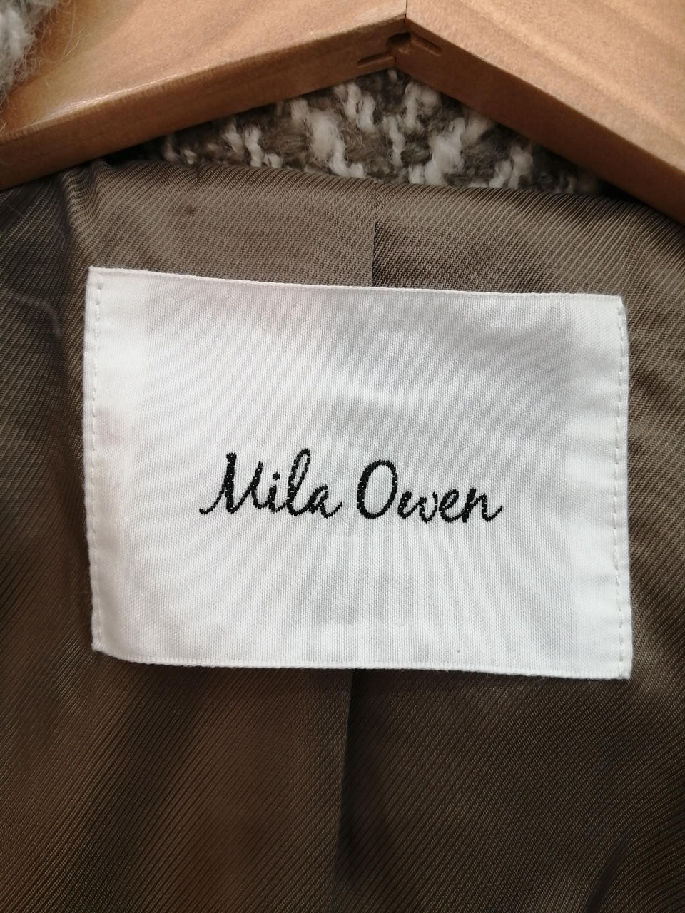 MILA OWEN|ヘリンボーンロングコート|【ハードオフ公式通販】オフ