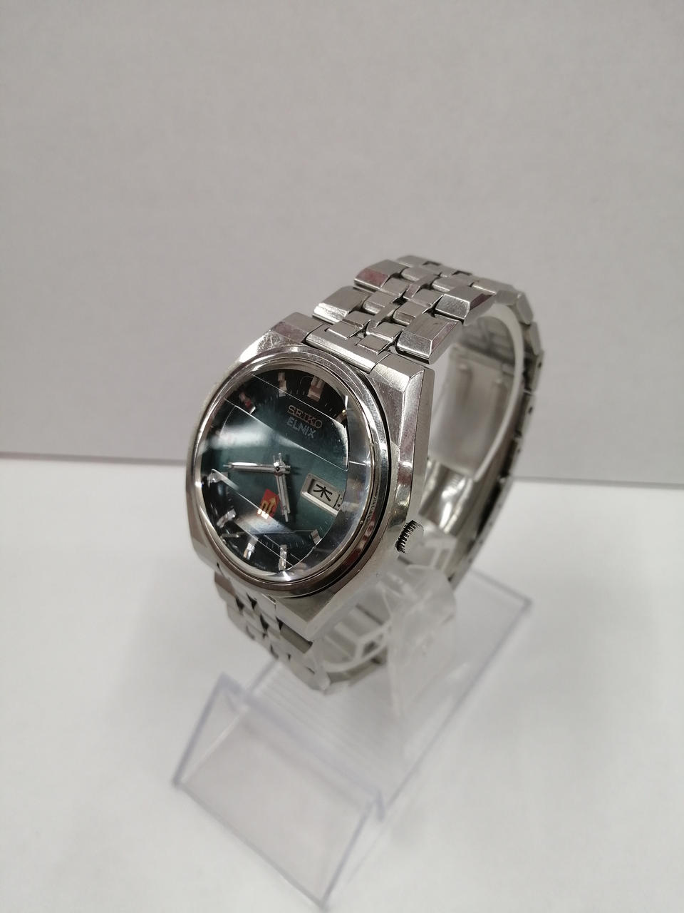 【稼動品】SEIKO ELNIX シルバー メタルバンド 時計 SEIKO|ELNIX 電磁テンプ式時計|【ハードオフ公式通販】オフモール