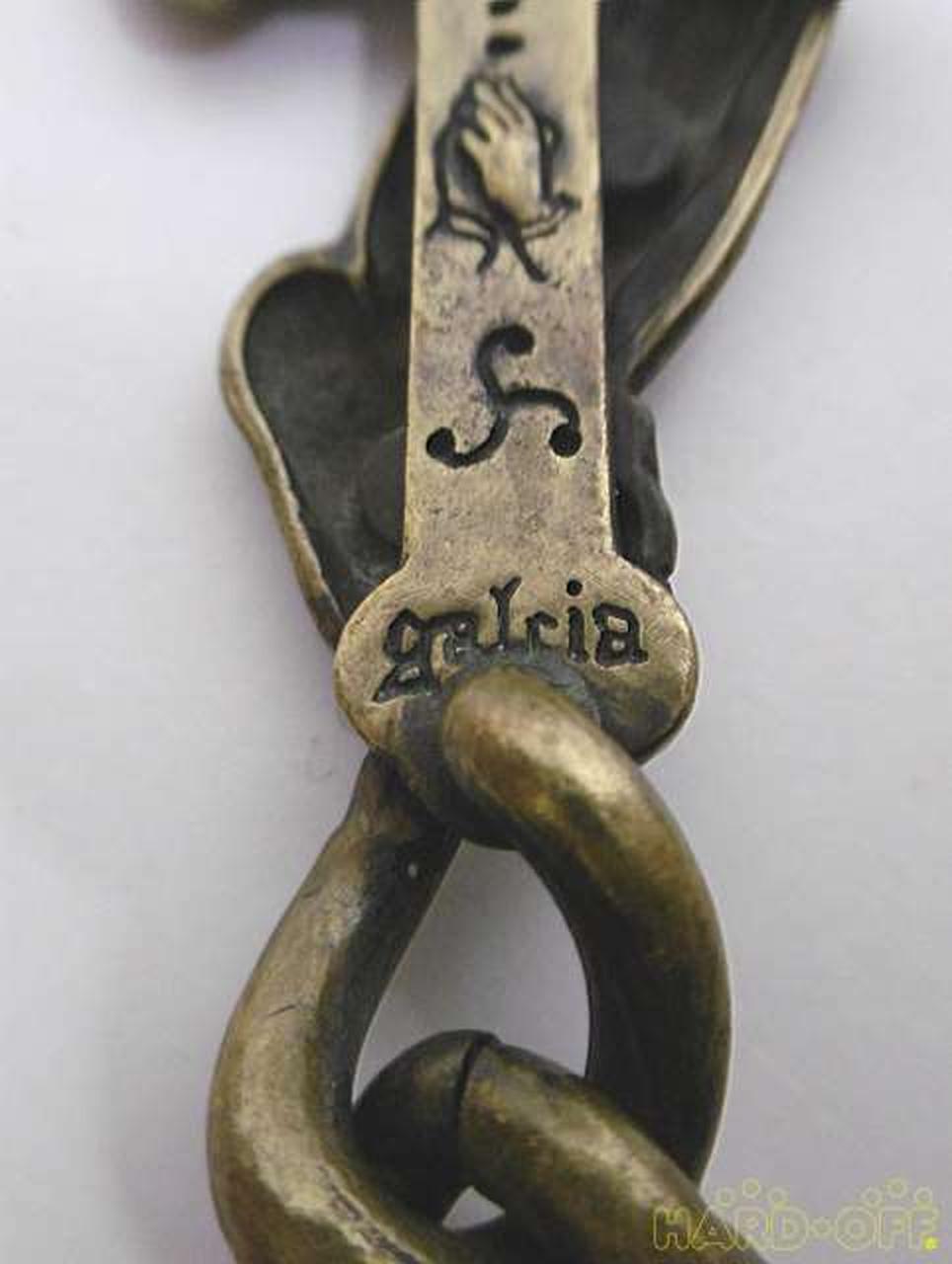 スカルウォレットチェーンΩ 古着 メンズ アクセサリー