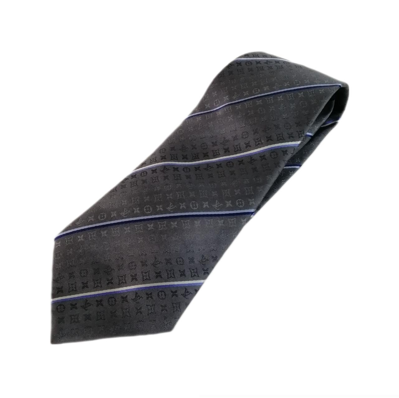 LOUIS VUITTON ストライプネクタイ ブ*ー様 LOUIS VUITTON ネクタイ