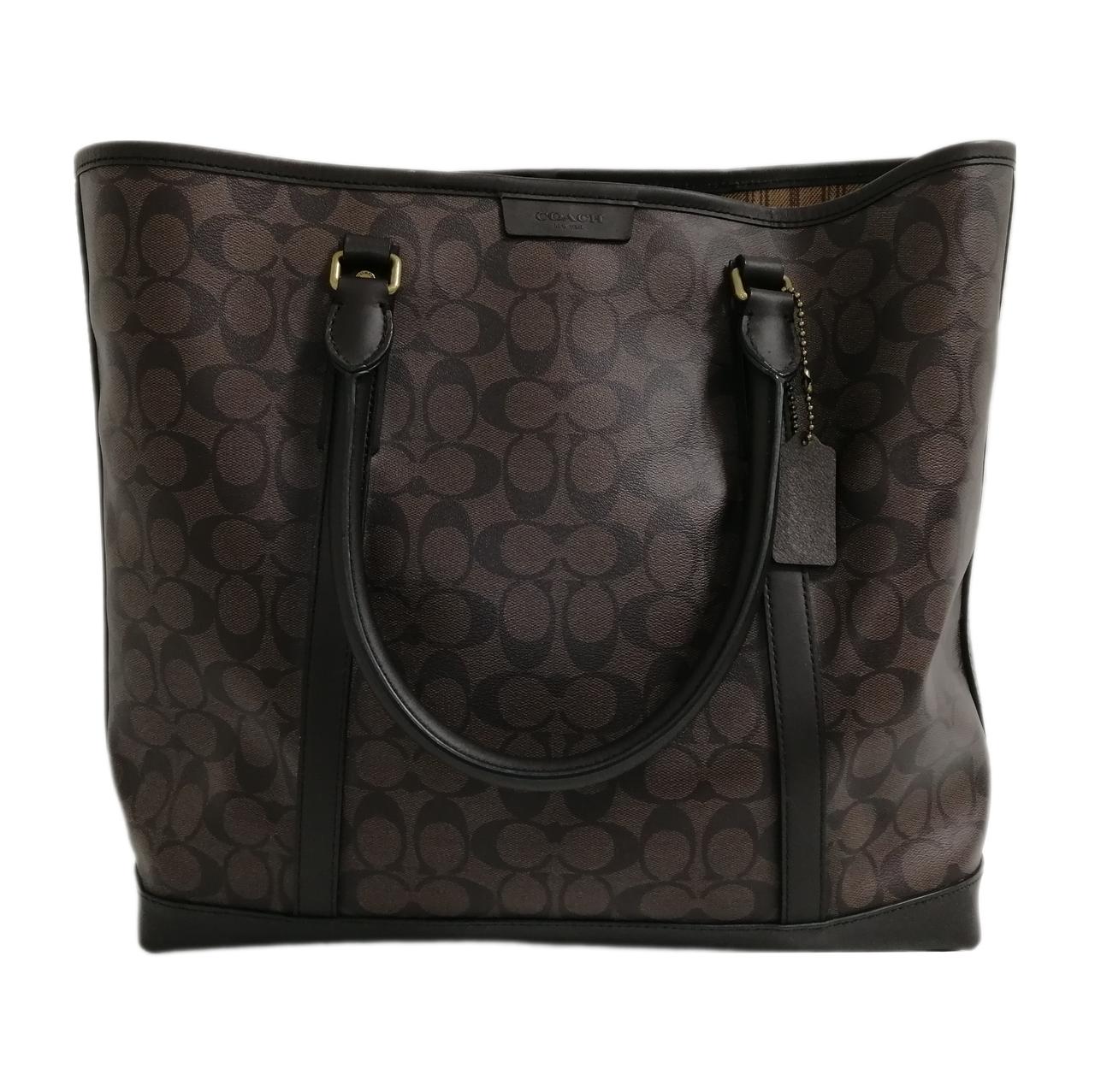 COACH 型番：BRW 70874　角スレ COACH 総柄トートバッグ