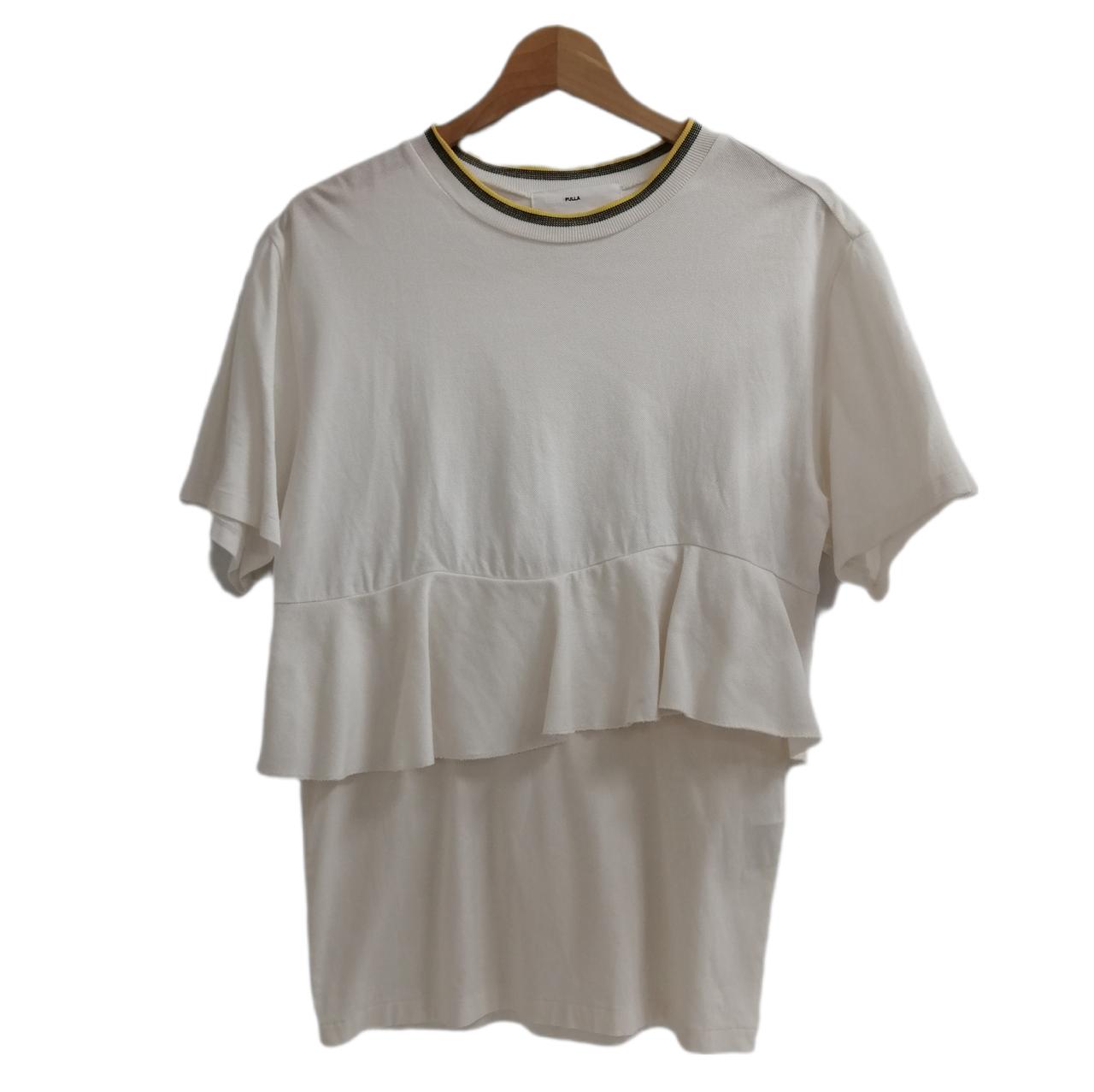 TOGA PULLA◆カノコトップス/36/コットン/WHT/TP01-JK249/フリル/ TOGA PULLA|フリルカノコトップス|HARDOFFオフモール（オフモ
