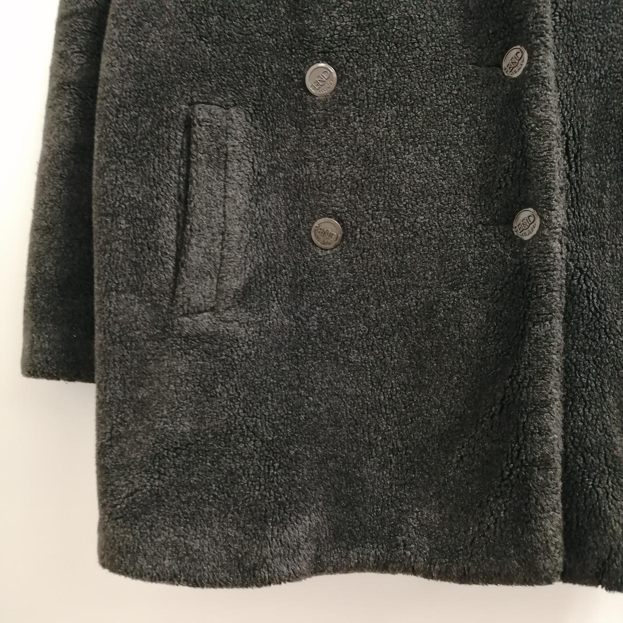 FENDI JEANS ボアフリースコートΩ JEANS