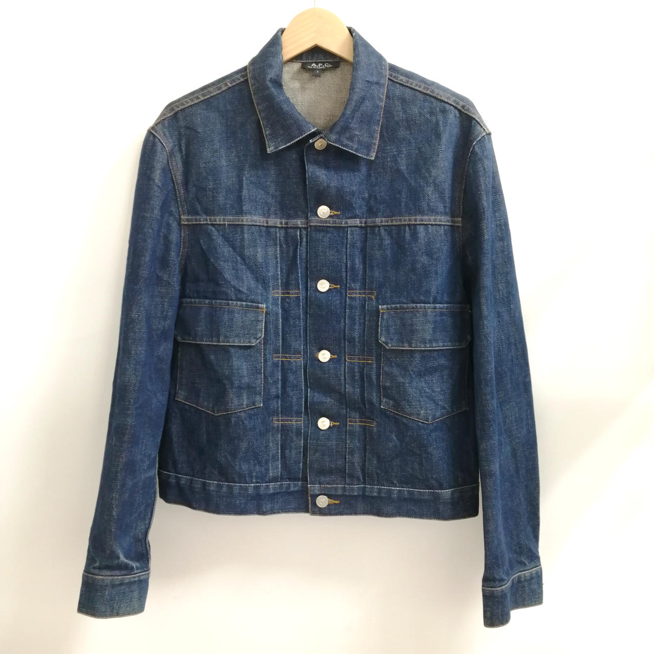 A.P.C. デニムジャケット 3rd ノンウォッシュ インディゴ XS 【公式通販】