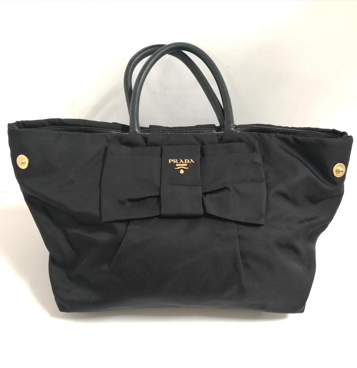 PRADA(PRADA)|リボンモチーフナイロントートバッグ|HARDOFFオフモール  