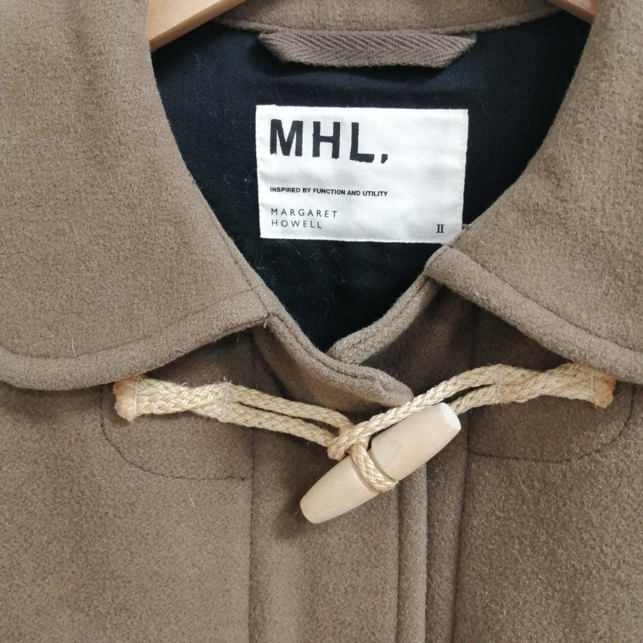 MHL.（エムエイチエル）の「TOUGH WOOL MELTON（ダッフルコート