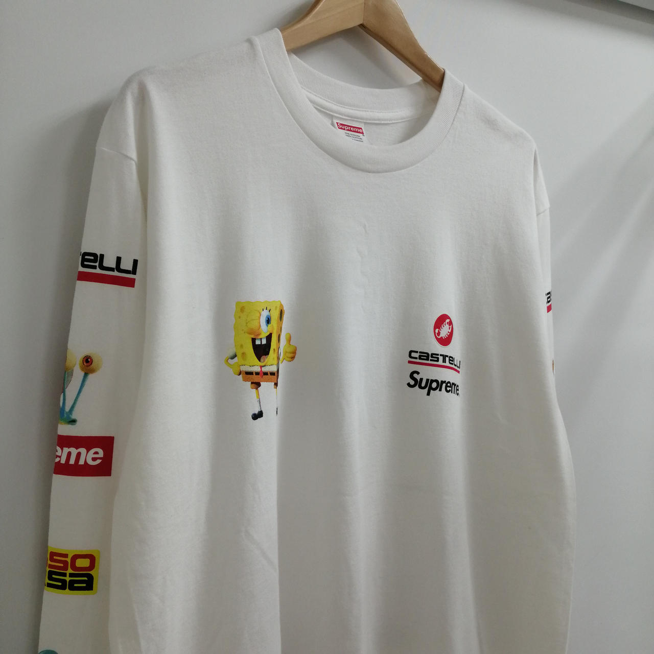 Supreme スポンジボブ ロングスリーブTシャツ Supreme®/SpongeBob SquarePants/Castelli® Racing L/S Tee