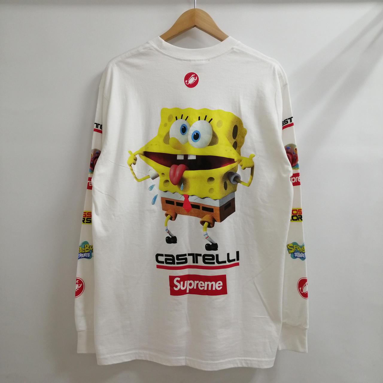 Supreme ×スポンジボブ ．ロンT ☆Supreme☆スポンジボブ／カステリ レーシング ロンT (Supreme