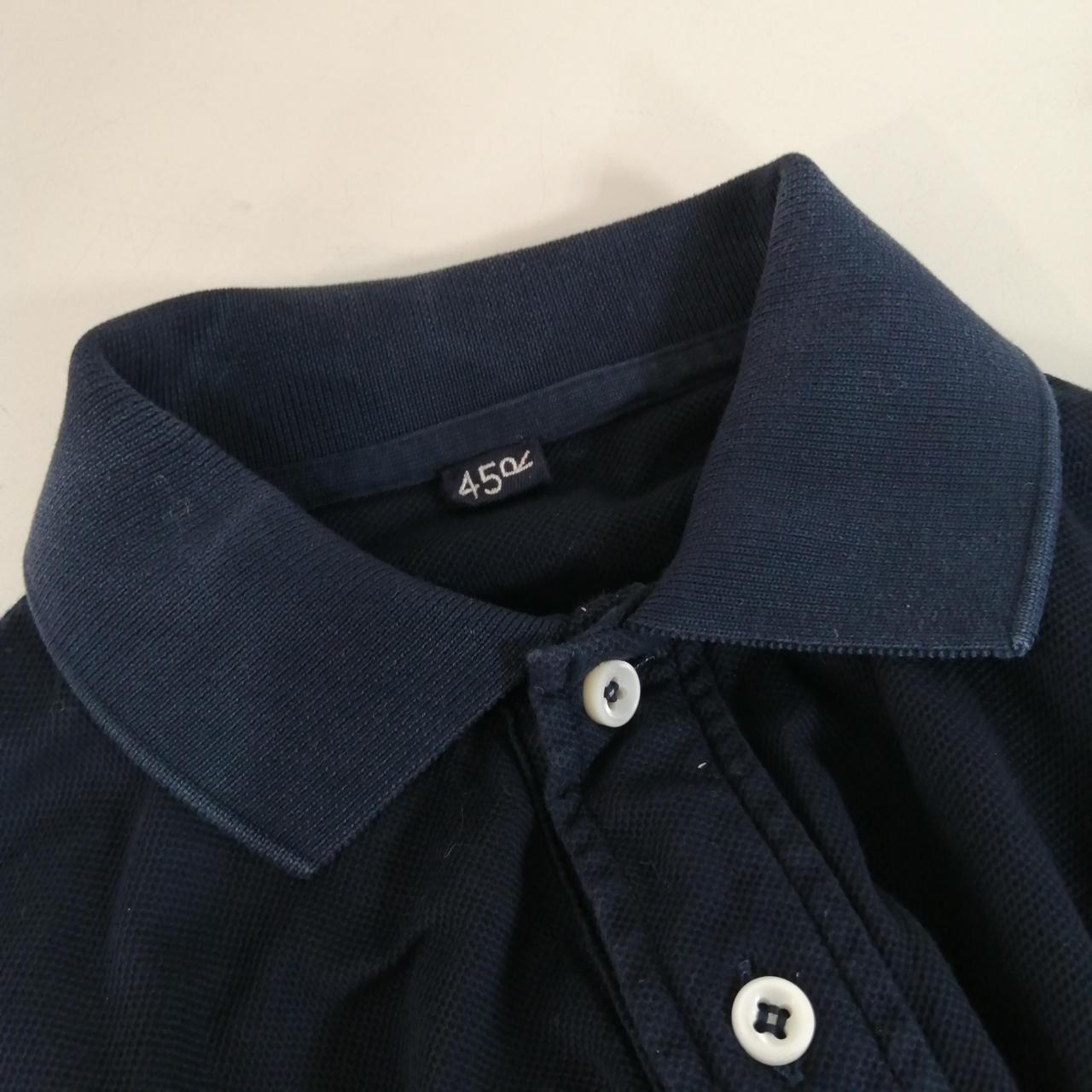 【美品】　45R ノースリーブ ポロシャツ メッシュジャカード ノースリーブポロシャツ レディス(半袖