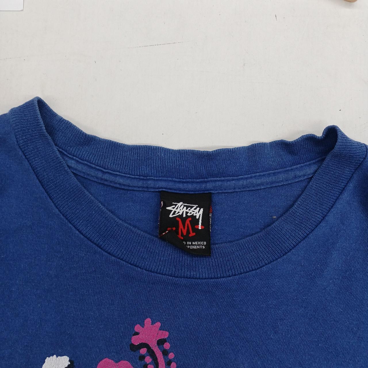 OLD STUSSY 00's 新品未使用品 old Stussy 00's~ ステューシー Funky print S/S Tシャツ fade