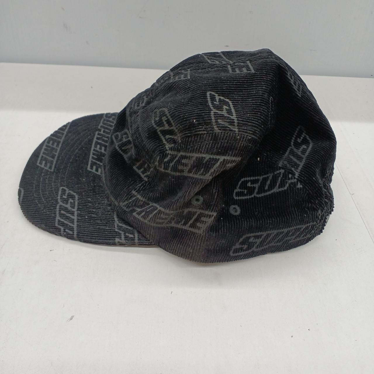 SUPREME 黒 コーデュロイ キャップ シュプリーム x ゴアテックス☆コーデュロイキャップ☆Gore-Tex