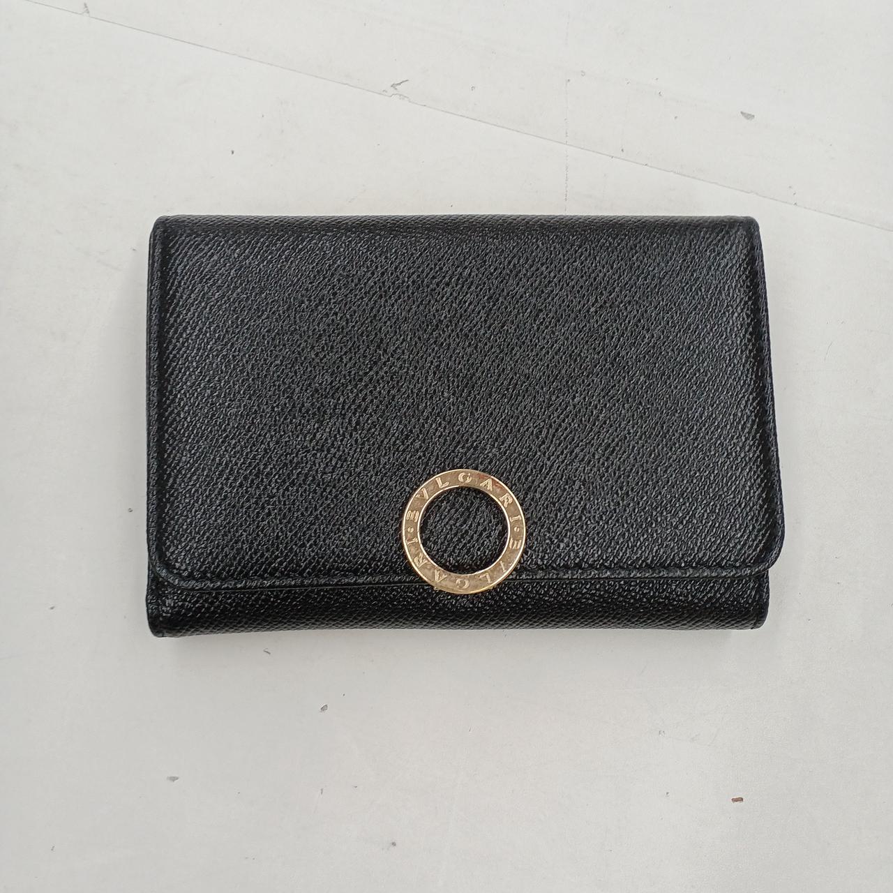 ブルガリ(BVLGARI)|グレインカーフレザー二つ折り財布|【ハードオフ