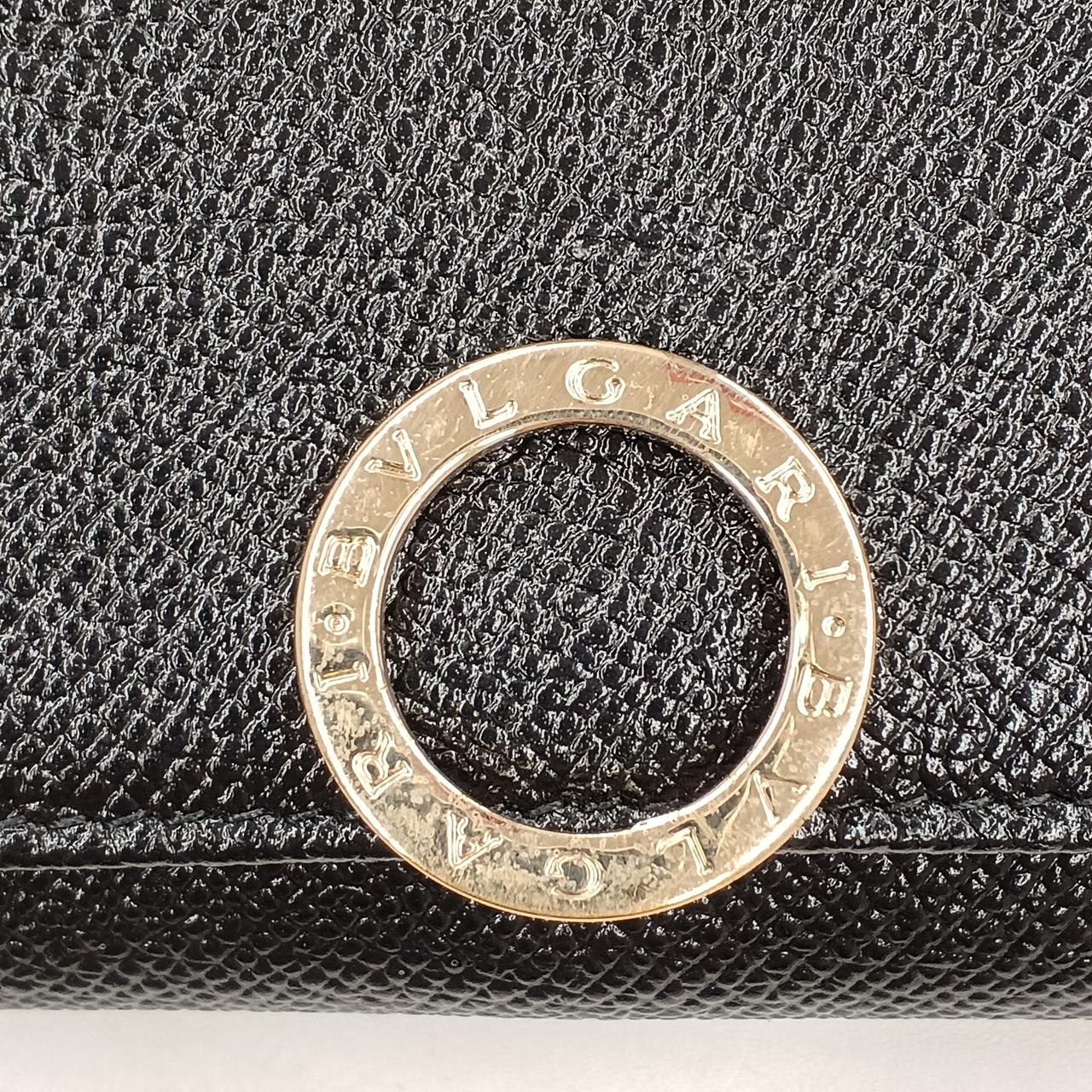 ブルガリ(BVLGARI)|グレインカーフレザー二つ折り財布|【ハードオフ
