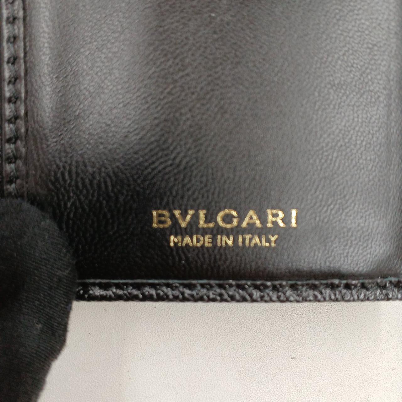 ブルガリ(BVLGARI)|グレインカーフレザー二つ折り財布|【ハードオフ