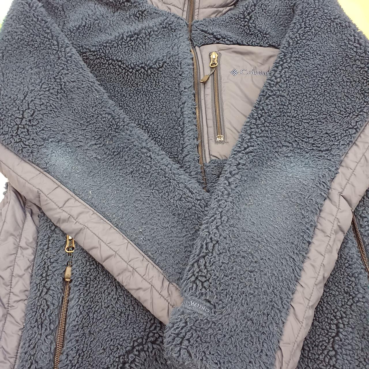 袖部分フリース潰れ