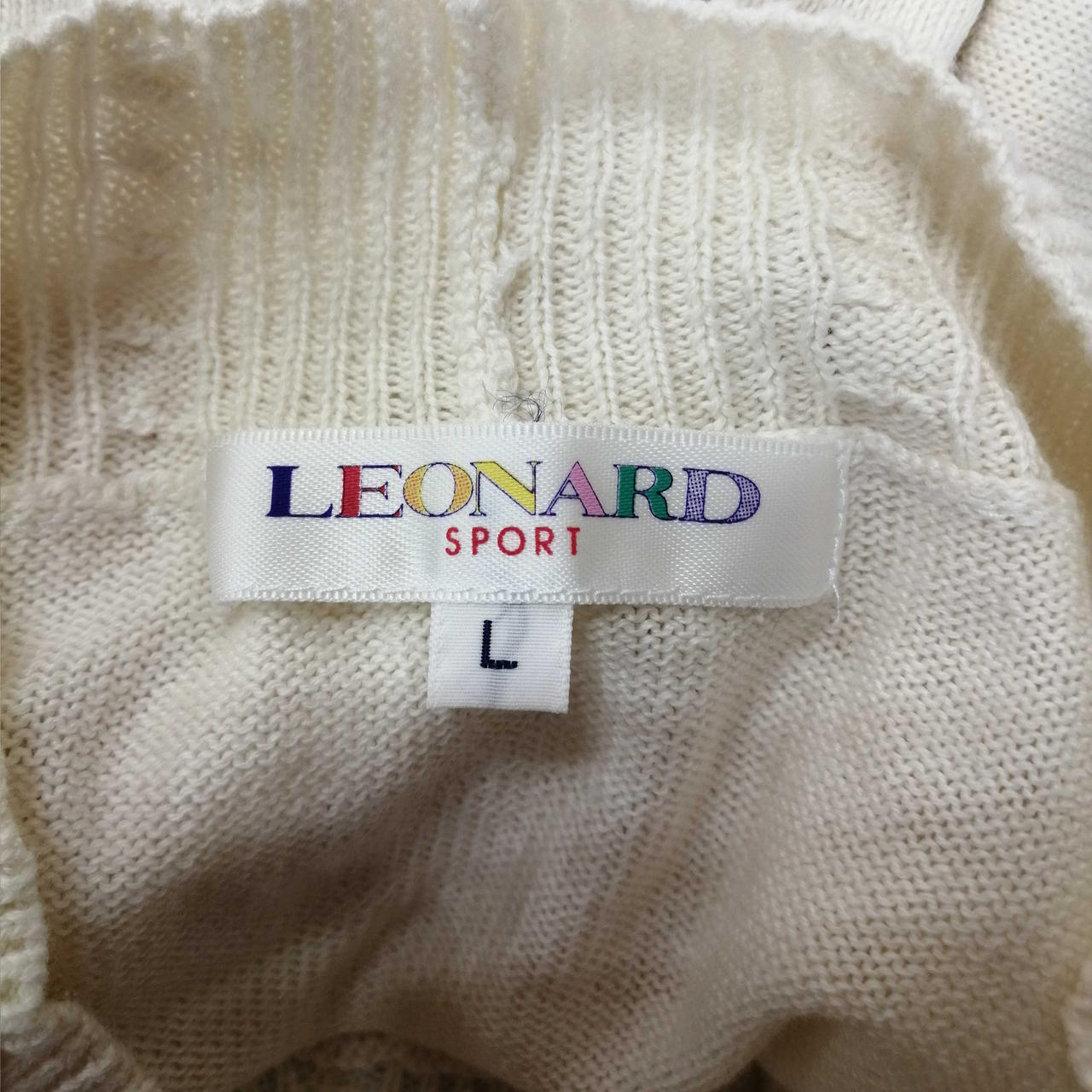 LEONARD SPORT|半袖ニット レオナールスポート|HARDOFFオフ