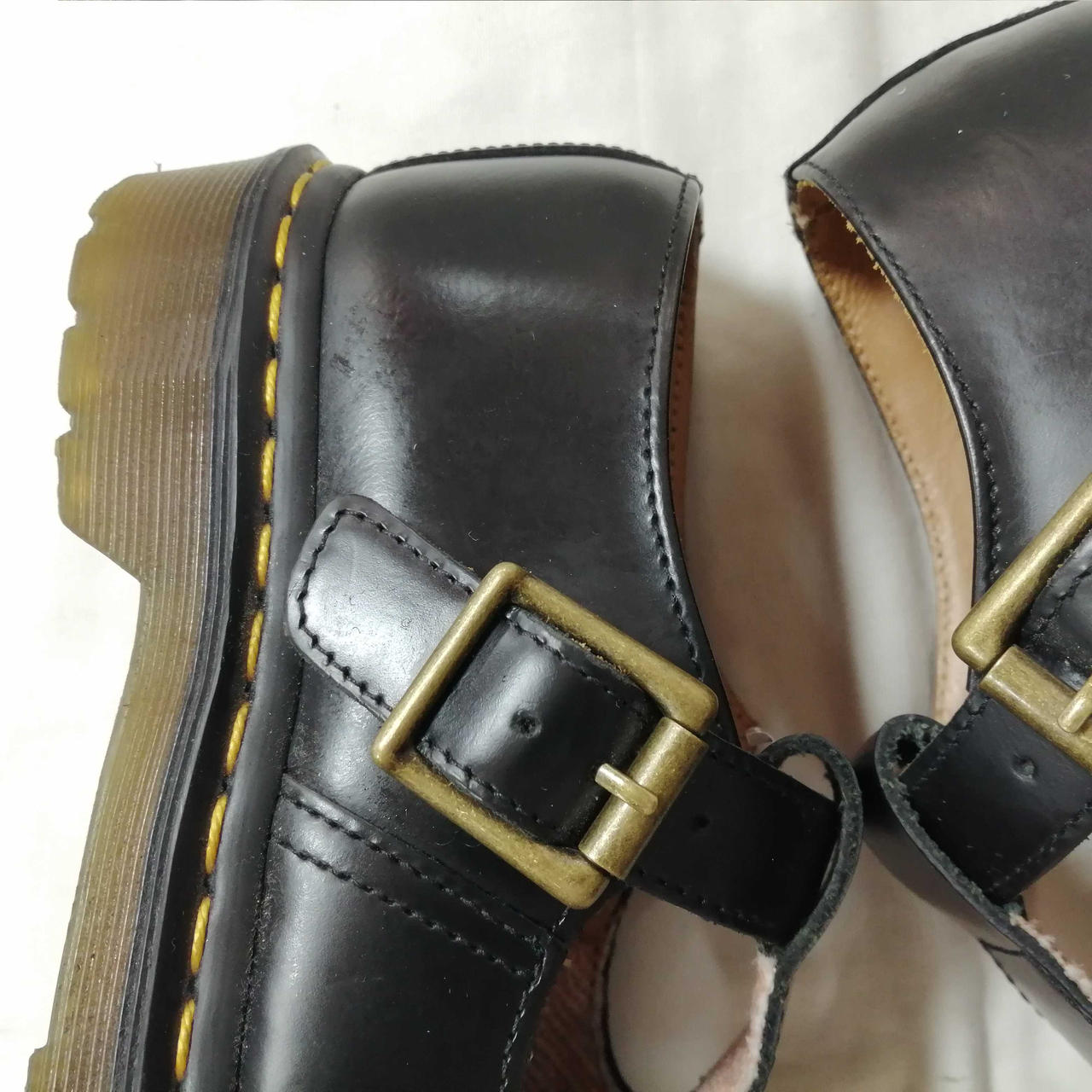 Dr. Martens ブラック Tストラップシューズ　箱付き　UK4 Dr. Martens ブラック Tストラップシューズ 箱付き UK4